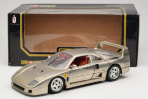 Ferrari F40 Dark Chrome Silver Kroymans リミテッドエディション Bburago 1:18 3032-C2 メタル - 画像 8/8