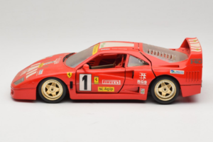 Ferrari F40 Evoluzione #1 Pirelli レッド 1992 Bburago 1:18 3042-P1 メタル - 画像 4/8