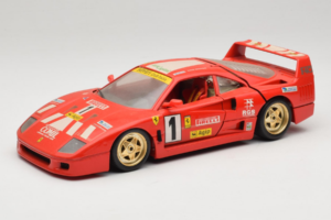 Ferrari F40 Evoluzione #1 Pirelli レッド 1992 Bburago 1:18 3042-P1 メタル