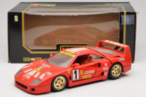 Ferrari F40 Evoluzione #1 Pirelli レッド 1992 Bburago 1:18 3042-P1 メタル - 画像 8/8