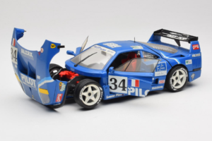 Ferrari F40 Evoluzione #34 ブルー Custom 1987 Bburago 1:18 3032-C1 メタル - 画像 2/8
