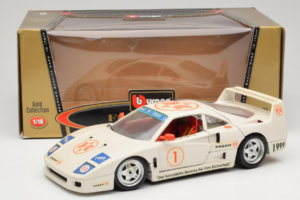 Ferrari F40 #1 Expert ホワイト 1987 Bburago 1:18 3332-W2 メタル - 画像 8/8