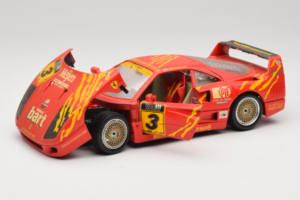 Ferrari F40 #3 F. Kroymans Ferrari Imports Kroymans BBS Wheels レッド 1987 Bburago 1:18 3032-H1 メタル - 画像 2/8