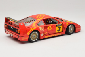 Ferrari F40 #3 F. Kroymans Ferrari Imports Kroymans BBS Wheels レッド 1987 Bburago 1:18 3032-H1 メタル - 画像 3/8