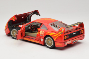Ferrari F40 #3 F. Kroymans Ferrari Imports Kroymans BBS Wheels レッド 1987 Bburago 1:18 3032-H1 メタル - 画像 5/8