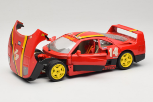 Ferrari F40 Evoluzione #14 L. Dalla Noce H&R レッド イエローホイール 1992 Bburago 1:18 3042-H1 メタル - 画像 2/8