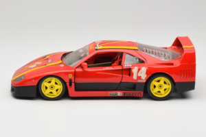 Ferrari F40 Evoluzione #14 L. Dalla Noce H&R レッド イエローホイール 1992 Bburago 1:18 3042-H1 メタル - 画像 4/8