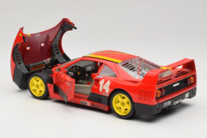 Ferrari F40 Evoluzione #14 L. Dalla Noce H&R レッド イエローホイール 1992 Bburago 1:18 3042-H1 メタル - 画像 5/8