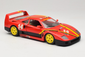 Ferrari F40 Evoluzione #14 L. Dalla Noce H&R レッド イエローホイール 1992 Bburago 1:18 3042-H1 メタル - 画像 6/8