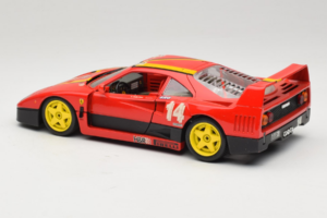 Ferrari F40 Evoluzione #14 L. Dalla Noce H&R レッド イエローホイール 1992 Bburago 1:18 3042-H1 メタル - 画像 7/8