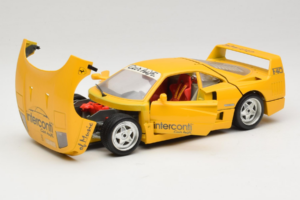 Ferrari F40 Interconti Car HiFi イエロー Bburago 1:18 3032-I1 メタル - 画像 2/8