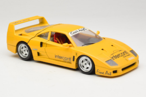 Ferrari F40 Interconti Car HiFi イエロー Bburago 1:18 3032-I1 メタル - 画像 6/8
