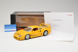 Ferrari F40 Interconti Car HiFi イエロー Bburago 1:18 3032-I1 メタル - 画像 8/8