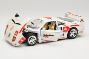 Ferrari F40 Kart-o-Mania ホワイト Bburago 1:18 3332-W3 メタル - 画像 2/8
