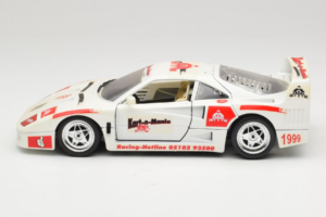 Ferrari F40 Kart-o-Mania ホワイト Bburago 1:18 3332-W3 メタル - 画像 4/8