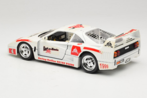 Ferrari F40 Kart-o-Mania ホワイト Bburago 1:18 3332-W3 メタル - 画像 7/8