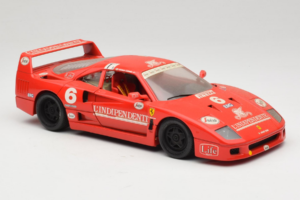 Ferrari F40 #6 V. Colombo L'Indipendente レッド 1987 Bburago 1:18 3032-L1 メタル - 画像 6/8