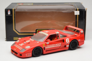 Ferrari F40 #6 V. Colombo L'Indipendente レッド 1987 Bburago 1:18 3032-L1 メタル - 画像 8/8