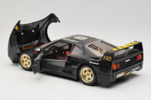 Ferrari F40 Magneti Marelli #3 ブラック Bburago 1:18 3022-B1 メタル - 画像 5/8