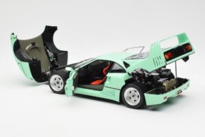 Ferrari F40 ミントグリーン Kyosho 1:18 08416MG メタル - 画像 7/10