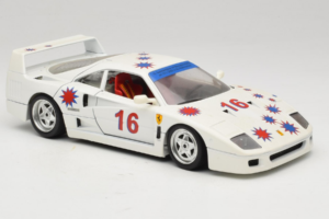 Ferrari F40 #16 Borsenmodells ホワイト Limited Edition 333 pcs 1987 Bburago 1:18 3332-W1 メタル - 画像 6/8
