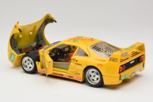 Ferrari F40 Totip Jolly Club #2 イエロー Bburago 1:18 3332-Y1 メタル - 画像 5/8
