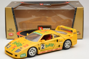 Ferrari F40 Totip Jolly Club #2 イエロー Bburago 1:18 3332-Y1 メタル - 画像 8/8