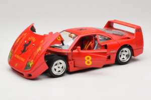 Ferrari F40 #8 Bevro International レッド 1987 Bburago 1:18 3332-P3 メタル - 画像 2/8