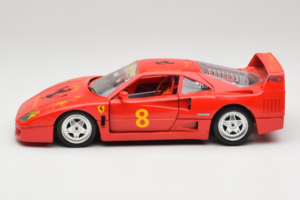 Ferrari F40 #8 Bevro International レッド 1987 Bburago 1:18 3332-P3 メタル - 画像 4/8