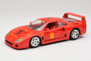Ferrari F40 #8 Bevro International レッド 1987 Bburago 1:18 3332-P3 メタル