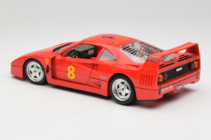 Ferrari F40 #8 Bevro International レッド 1987 Bburago 1:18 3332-P3 メタル - 画像 7/8