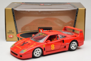 Ferrari F40 #8 Bevro International レッド 1987 Bburago 1:18 3332-P3 メタル - 画像 8/8