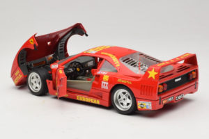 Ferrari F40 LM #86 Ch. Pozzi IMSA 24 Hours of Le Mans 1985 レッド Bburago 1:18 3332-P6 メタル - 画像 5/8