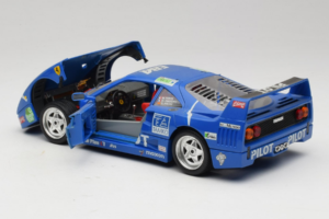 Ferrari F40 #34 M. Ferte / Thavenin / Palau Pilot ブルー 1987 Bburago 1:18 3032-B1 メタル - 画像 5/8