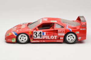 Ferrari F40 LM Pilot #34 Ferte / Thavenin / Palau 24 Hours of Le Mans 1995 レッド Bburago 1:18 3032-P3 メタル - 画像 4/8