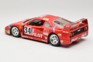 Ferrari F40 LM Pilot #34 Ferte / Thavenin / Palau 24 Hours of Le Mans 1995 レッド Bburago 1:18 3032-P3 メタル - 画像 7/8