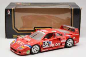Ferrari F40 LM Pilot #34 Ferte / Thavenin / Palau 24 Hours of Le Mans 1995 レッド Bburago 1:18 3032-P3 メタル - 画像 8/8