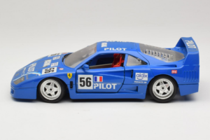 Ferrari F40 Pilot #56 ブルー Bburago 1:18 3332-BL1 メタル - 画像 4/8
