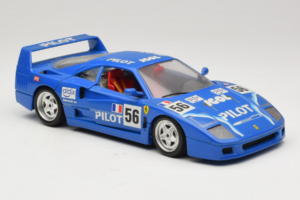 Ferrari F40 Pilot #56 ブルー Bburago 1:18 3332-BL1 メタル - 画像 6/8