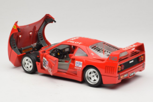 Ferrari F40 #56 Pilot レッド 1987 Bburago 1:18 3332-P2 メタル - 画像 5/8