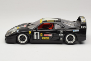 Ferrari F40 Pirelli Agip #1 ブラック Bburago 1:18 3332-B1 メタル - 画像 4/8