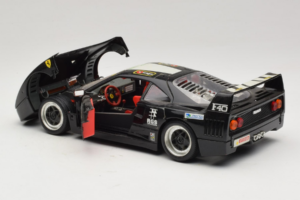 Ferrari F40 Pirelli Agip #1 ブラック Bburago 1:18 3332-B1 メタル - 画像 5/8