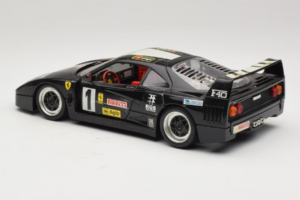 Ferrari F40 Pirelli Agip #1 ブラック Bburago 1:18 3332-B1 メタル - 画像 7/8