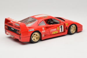Ferrari F40 Pirelli Agip #1 Ferrari Club Italia レッド Bburago 1:18 3032-P2 メタル - 画像 3/8