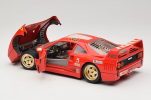 Ferrari F40 Pirelli Agip #1 Ferrari Club Italia レッド Bburago 1:18 3032-P2 メタル - 画像 5/8