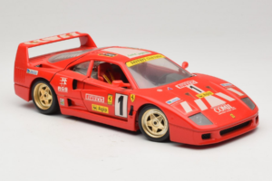 Ferrari F40 Pirelli Agip #1 Ferrari Club Italia レッド Bburago 1:18 3032-P2 メタル - 画像 6/8