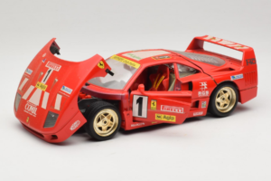 Ferrari F40 Evoluzione #1 Pirelli Agip レッド ゴールドホイール 1992 Bburago 1:18 3042-P2 メタル - 画像 2/8