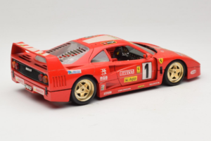 Ferrari F40 Evoluzione #1 Pirelli Agip レッド ゴールドホイール 1992 Bburago 1:18 3042-P2 メタル - 画像 3/8