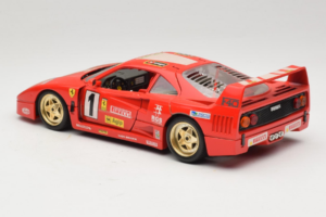 Ferrari F40 Evoluzione #1 Pirelli Agip レッド ゴールドホイール 1992 Bburago 1:18 3042-P2 メタル - 画像 7/8