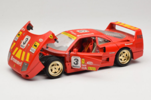 Ferrari F40 #3 Pirelli レッド 1987 Bburago 1:18 3332-P4 メタル - 画像 2/8